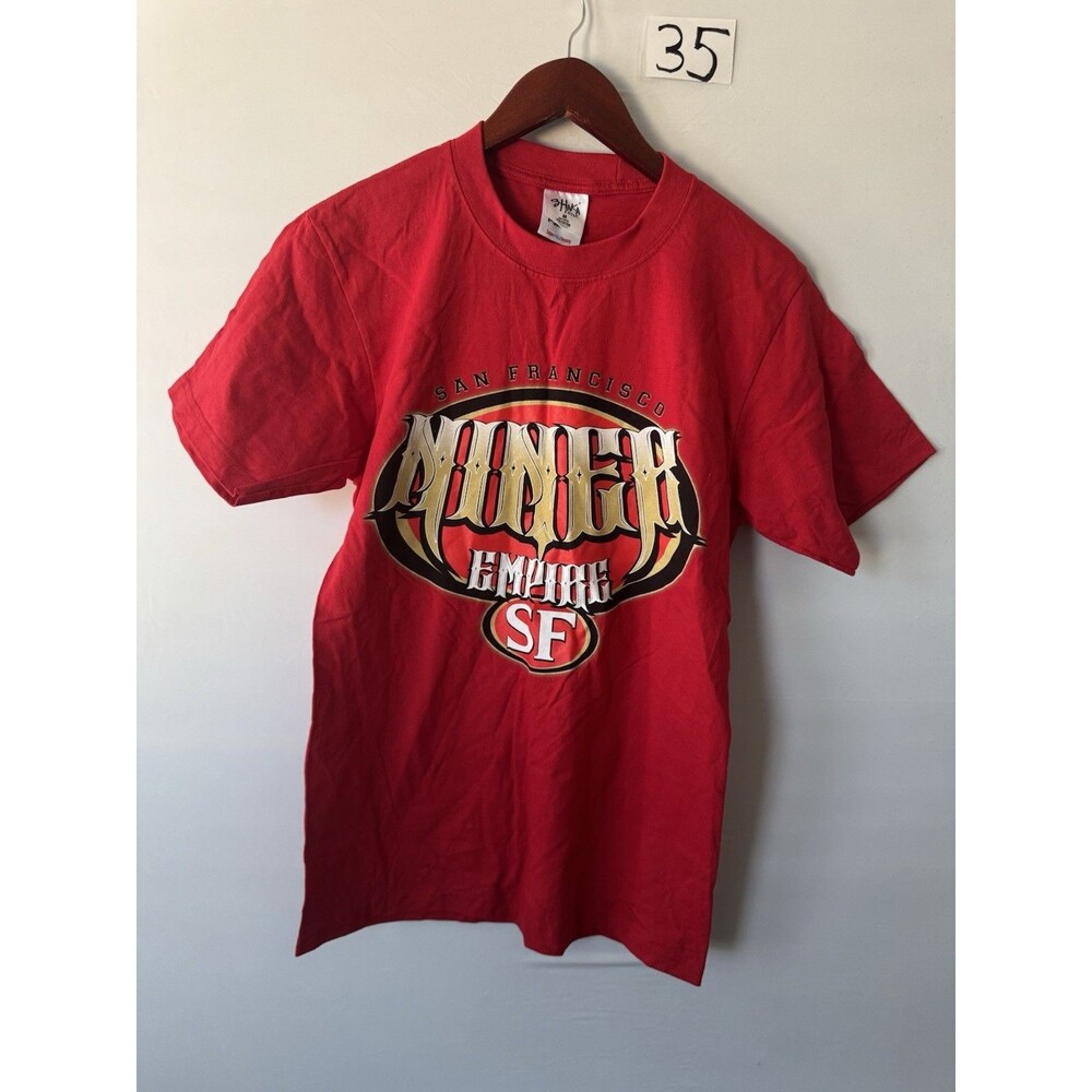 Shaka Wear San Francisco Niner Empire SF T Shirt Mens M Red Heavyweight 49ers